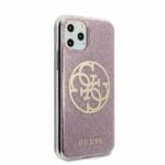 Guess Circle Glitter GUHCN58PCUGLPI Pink iPhone 11 Pro Tok