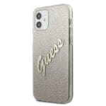 Guess Glitter Gradient Script Gold iPhone 12 Mini Tok