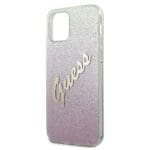 Guess Glitter Gradient Script Pink iPhone 12 Mini Tok
