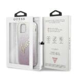 Guess Glitter Gradient Script Pink iPhone 12 Mini Tok