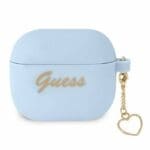 Guess GUA3LSCHSB Blue Silicone Charm Collection AirPods 3 Tok
