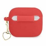Guess GUA3LSCHSR Red Silicone Charm Heart Collection AirPods 3 Tok