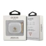 Guess GUA3UCG4GT Transparent Glitter Collection AirPods 3 Tok