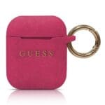 Guess GUACCSILGLBK Fuchsia Silicone AirPods 1/2 Tok