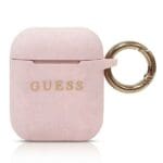 Guess GUACCSILGLLP Pink Silicone AirPods 1/2 Tok