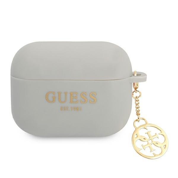 Guess GUAPLSC4EG Grey Silicone Charm 4G Collection AirPods Pro Tok