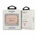 Guess GUAPLSCHSP Pink Silicone Charm Collection AirPods Pro Tok