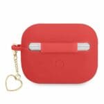 Guess GUAPLSCHSR Red Silicone Charm Heart Collection AirPods Pro Tok
