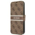 Guess GUBKP13L4GDBR Brown Book 4G Stripe iPhone 13 Pro Tok