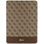 Guess GUFCP12PS4SGW iPad Pro 12.9" Brown 4G Stripe Allover
