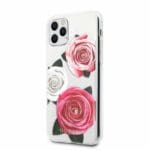 Guess GUHCN58ROSTRT Transparent Flower Desire Pink & White Rose iPhone 11 Pro Tok