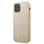 Guess GUHCP12LPUILGLG Gold Iridescent Love Script Gold Logo iPhone 12 Pro Max Tok