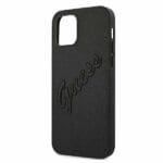 Guess GUHCP12LRSAVSBK Saffiano Vintage Black iPhone 12 Pro Max Tok