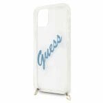 Guess GUHCP12SCRTVSBL Blue Script Vintage iPhone 12 Mini Tok