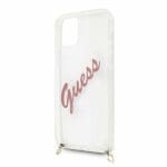 Guess GUHCP12SCRTVSPI Pink Script Vintage iPhone 12 Mini Tok
