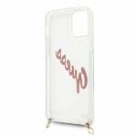 Guess GUHCP12SCRTVSPI Pink Script Vintage iPhone 12 Mini Tok