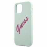 Guess GUHCP12SLSVSBF Silicone Vintage Fuchsia/Mint iPhone 12 Mini Tok