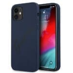 Guess GUHCP12SLSVSBL Script Vintage Blue iPhone 12 Mini Tok