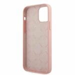 Guess GUHCP12SLSVSGP Silicone Vintage Pink iPhone 12 Mini Tok