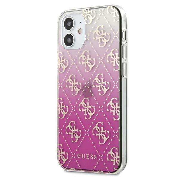 Guess GUHCP12SPCU4GGPI Pink 4G Gradient iPhone 12 Mini Tok