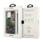Guess GUHCP13LHFLSB Blue Flower Strap iPhone 13 Pro Tok