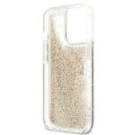 Guess GUHCP13LLG4GGO Liquid Glitter Gold iPhone 13 Pro Tok