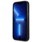 Guess GUHCP13LPSATLK Black SaffianoTriangle Logo iPhone 13 Pro Tok