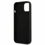 Guess GUHCP13MLS4GGBK Black Silicone 4G Logo iPhone 13 Tok