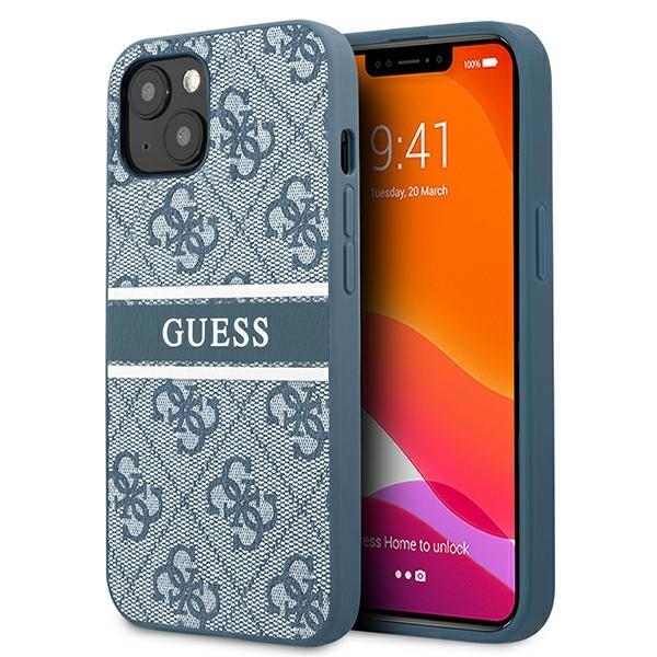 Guess GUHCP13S4GDBL Stripe Blue iPhone 13 Mini Tok