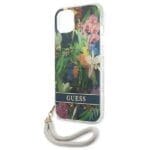 Guess GUHCP13SHFLSB Blue Flower Strap iPhone 13 Mini Tok