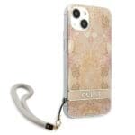 Guess GUHCP13SHFLSD Gold Flower Strap iPhone 13 Mini Tok