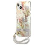 Guess GUHCP13SHFLSU Green Flower Strap iPhone 13 Mini Tok
