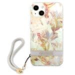 Guess GUHCP13SHFLSU Green Flower Strap iPhone 13 Mini Tok