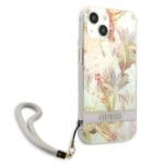 Guess GUHCP13SHFLSU Green Flower Strap iPhone 13 Mini Tok