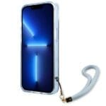 Guess GUHCP13SHTSGSB Blue Translucent Stap iPhone 13 Mini Tok