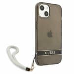 Guess GUHCP13SHTSGSK Black Translucent Stap iPhone 13 Mini Tok