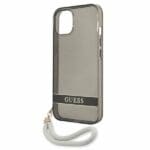 Guess GUHCP13SHTSGSK Black Translucent Stap iPhone 13 Mini Tok