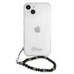 Guess GUHCP13SKPSBK Transparent Hardcase Black Pearl iPhone 13 Mini Tok