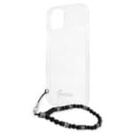 Guess GUHCP13SKPSBK Transparent Hardcase Black Pearl iPhone 13 Mini Tok