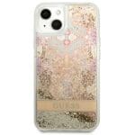 Guess GUHCP13SLFLSD Gold Paisley Liquid Glitter iPhone 13 Mini Tok