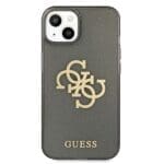 Guess GUHCP13SPCUGL4GBK Black Hardcase Glitter 4G Big Logo iPhone 13 Mini Tok