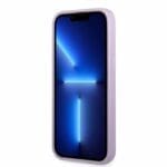 Guess GUHCP13SPS4MU Purple Saffiano 4G Small Metal Logo iPhone 13 Mini Tok