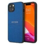 Guess GUHCP13SPSASBBL Blue Saffiano Strap iPhone 13 Mini Tok