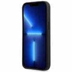 Guess GUHCP13SPSATLK Black SaffianoTriangle Logo iPhone 13 Mini Tok