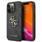 Guess GUHCP13X4GMGGR Big Metal Logo Gray iPhone 13 Pro Max Tok