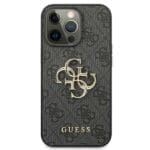 Guess GUHCP13X4GMGGR Big Metal Logo Gray iPhone 13 Pro Max Tok