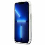 Guess GUHCP13XLFLSB Blue Flower Liquid Glitter iPhone 13 Pro Max Tok