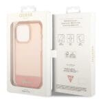 Guess GUHCP14LHGCOP Pink Translucent iPhone 14 Pro Tok