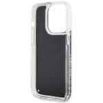 Guess GUHCP14LLCSGSGK Black Hardcase Liquid Glitter Marble iPhone 14 Pro Tok