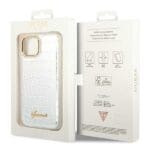 Guess GUHCP14MHGCRHS Silver Croco Collection iPhone 14 Plus Tok